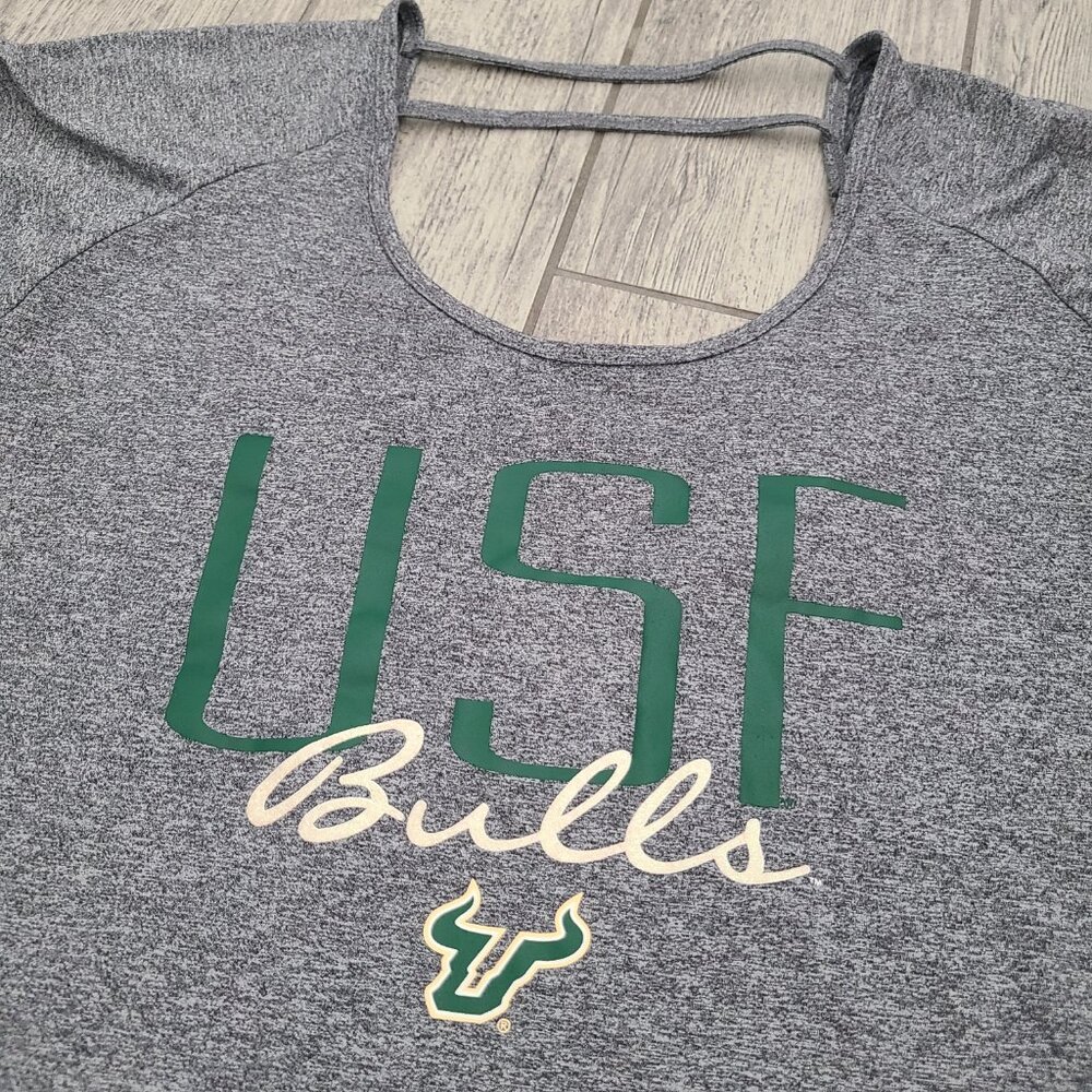 Rivalry Threads USF Bulls Gray Graphic Collegiate Team Short Sleeve tshirt sz M - Picture 6 of 11